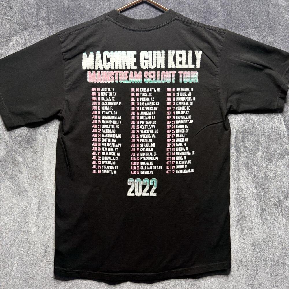 Machine Gun Kelly Shirt Mens L Black Tour Mainstream Sellout Graphic 2022 - Picture 2 of 6